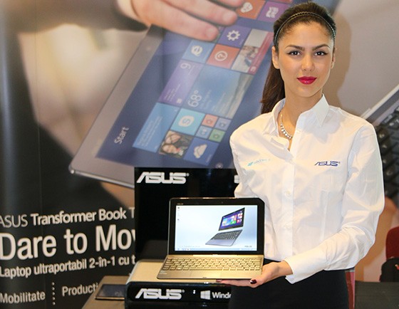 ASUS Transformer Book T100, laptop convertibil în tabletă