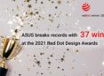 ASUS sparge recordul la Red Dot Design Awards 2021