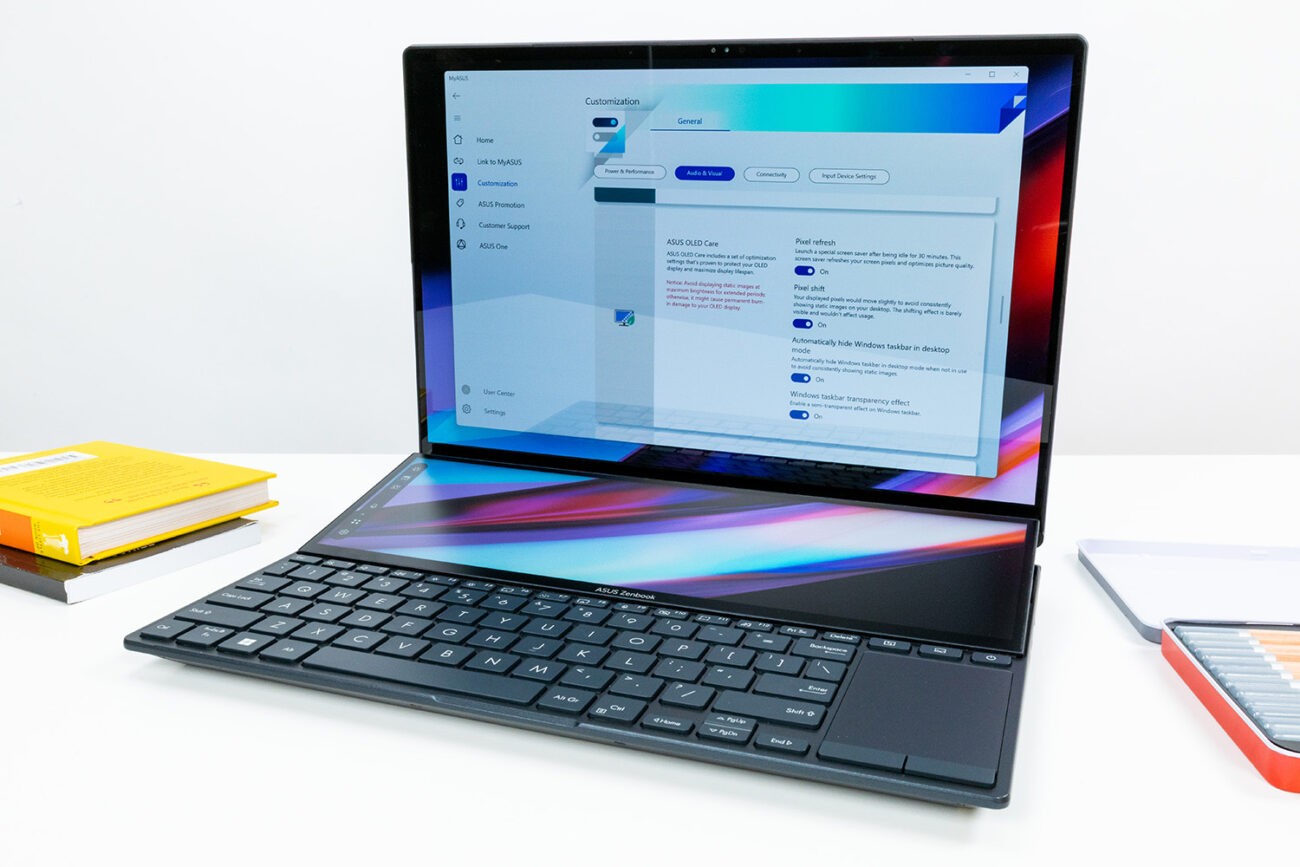 Configurare ASUS OLED Care pe Zenbook Pro 14 Duo OLED