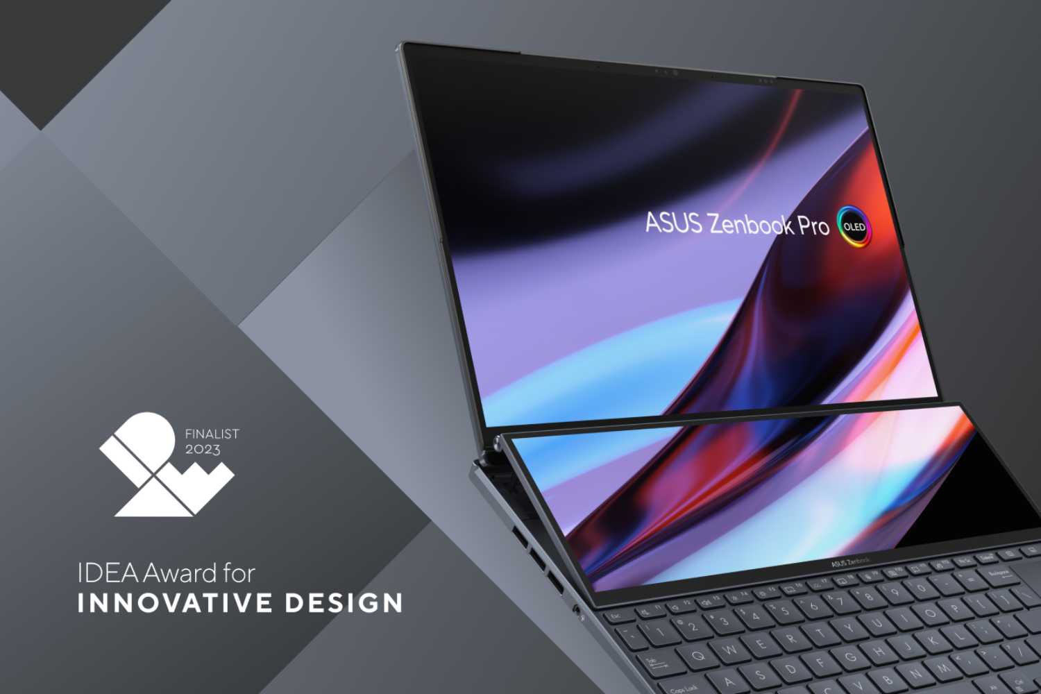 ASUS Zenbook Pro 14 Duo OLED câștigă recunoașterea IDEA pentru design inovator