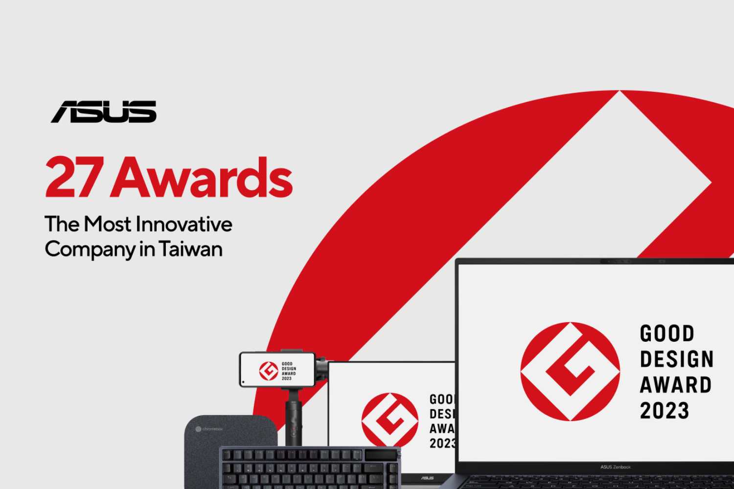ASUS primește 27 de distincții în cadrul prestigiosului premiu 2023 Good Design Awards