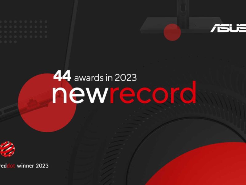 ASUS doboară din nou recorduri cu 44 de victorii la ediția 2023 a premiilor Red Dot Product Design Awards