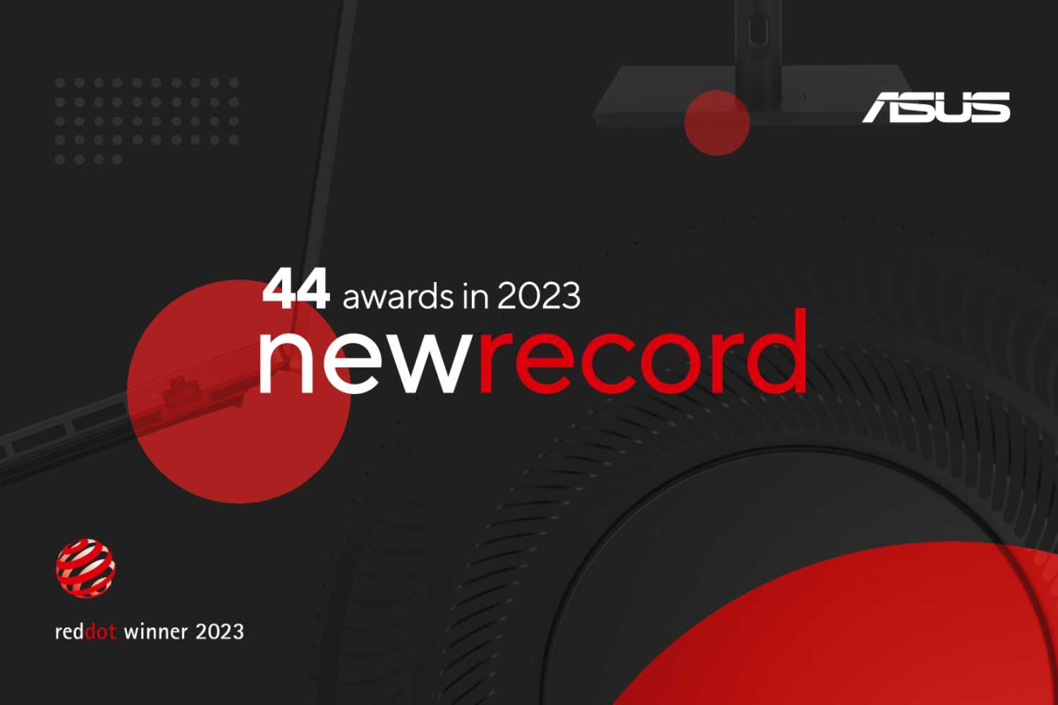 ASUS doboară din nou recorduri cu 44 de victorii la ediția 2023 a premiilor Red Dot Product Design Awards
