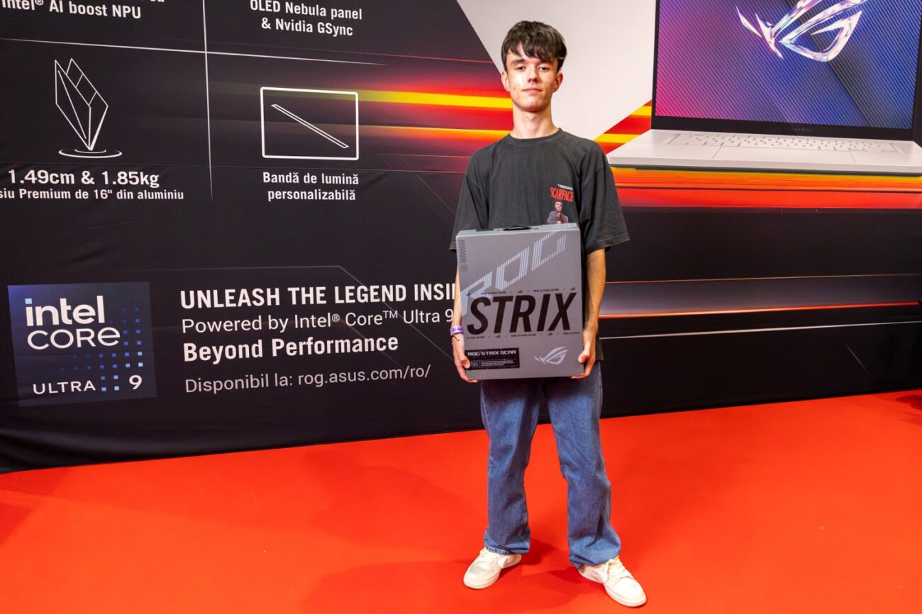 Câștigătorul competiției ROG High School Challenge 2024 a fost premiat cu laptop ROG Strix SCAR 18